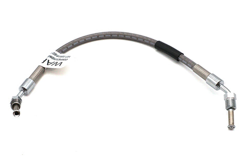 Stainless Steel Rear Brake Hose 13-3/8 inch - V-Twin Mfg.