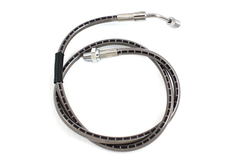 Stainless Steel Rear Brake Hose 34-1/8 inch - V-Twin Mfg.
