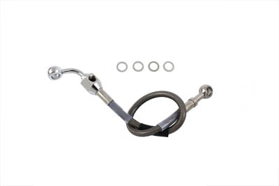 Stainless Steel Rear Brake Hose 15-3/4 inch - V-Twin Mfg.