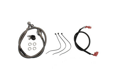 Stainless Steel Rear Brake Hose 29-3/8 inch - V-Twin Mfg.