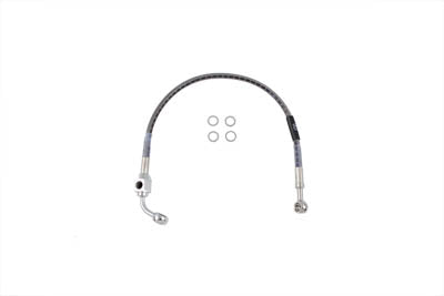 Stainless Steel Rear Brake Hose 17-15/16 inch - V-Twin Mfg.