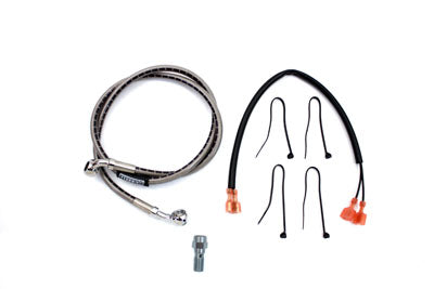Stainless Steel Rear Brake Hose 34 inch - V-Twin Mfg.