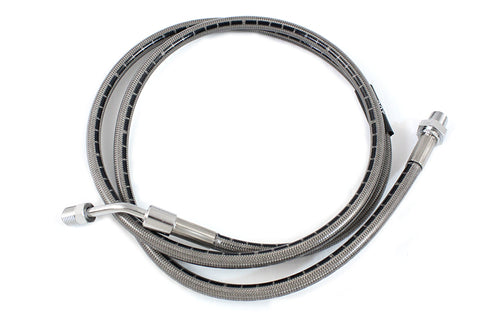 Stainless Steel 45 inch Front Brake Hose - V-Twin Mfg.