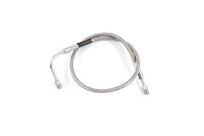 Stainless Steel 27 inch Front Brake Hose - V-Twin Mfg.