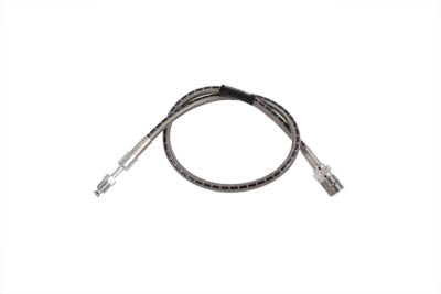 Stainless Steel 24-5/8 inch Rear Brake Hose - V-Twin Mfg.