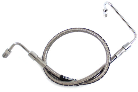 Stainless Steel 22-1/2 inch Front Brake Hose - V-Twin Mfg.