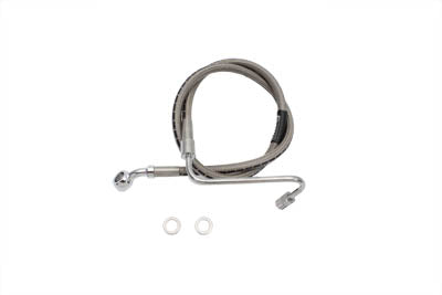 Stainless Steel Upper Brake Hose 29 inch - V-Twin Mfg.