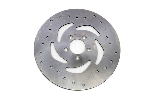 11.8 inch Drilled Front Brake Disc - V-Twin Mfg.