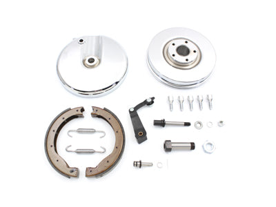 Front Brake Backing Plate Kit Right Side Chrome - V-Twin Mfg.