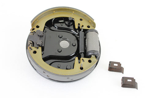 Rear Hydraulic Brake Backing Plate Kit Black - V-Twin Mfg.