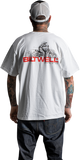 BILTWELL Spare Parts T-Shirt - White - Large 8101-054-004