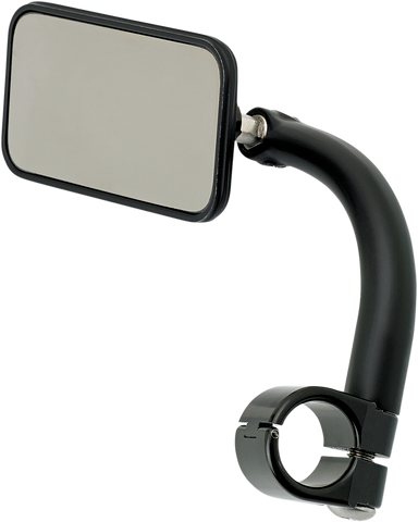 BILTWELL Rectangular Clamp-On Mirror - 7/8" - Black 6502-278-101