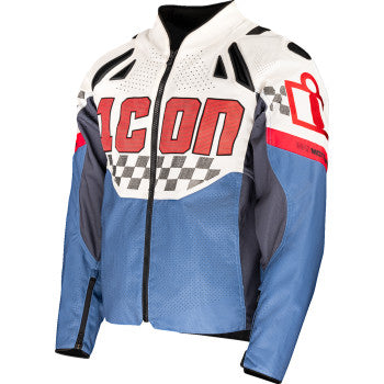 IN STOCK ICON Contra3™ Hero Jacket - White/Blue - Small 2820-7056
