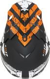 AFX FX-17 Helmet - Attack - Matte Black/Orange - Large 0110-7157