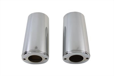 Fork Slider Cover Set Chrome - V-Twin Mfg.
