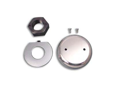 Fork Stem Nut with Stainless Steel Cover - V-Twin Mfg.