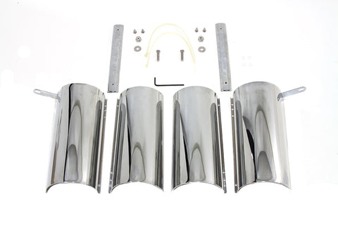 Chrome Upper Fork Covers - V-Twin Mfg.