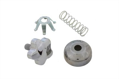 Chrome Fork Steering Damper Knob Kit - V-Twin Mfg.