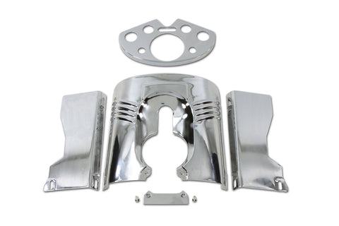 Chrome Fork Cover Set - V-Twin Mfg.