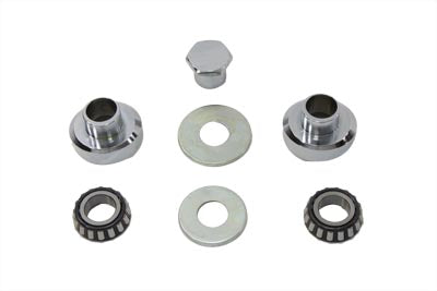Raked Fork Neck Cup Kit Chrome - V-Twin Mfg.