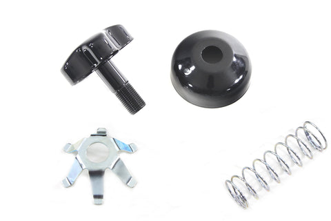 FL Fork Steering Damper Knob Kit Black - V-Twin Mfg.