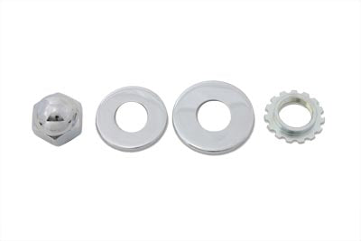 Fork Stem Nut and Lower Cone Nut Set - V-Twin Mfg.