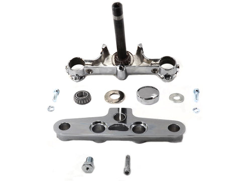 Replica Forged Steel Triple Tree Set Chrome - V-Twin Mfg.