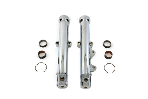 39mm Fork Sliders Chrome Single Disc - V-Twin Mfg.