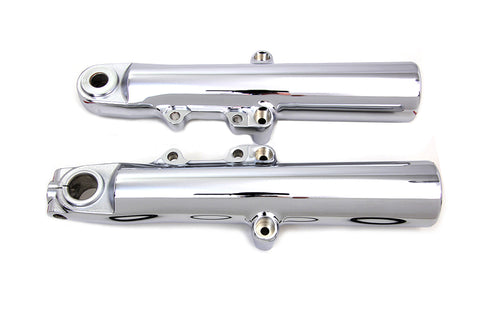 Chrome Lower 49mm Fork Slider - V-Twin Mfg.