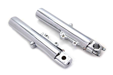 Chrome 41mm Lower Fork Slider Set - V-Twin Mfg.
