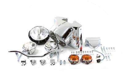7 inch Headlamp Cowl Kit Chrome - V-Twin Mfg.
