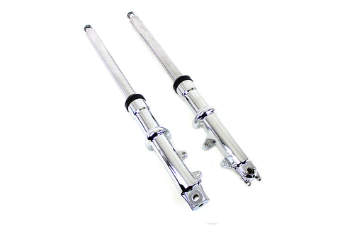 41mm Fork Slider Assembly with Chrome Sliders - V-Twin Mfg.