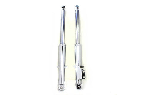41mm Fork Slider Assembly with Chrome Sliders - V-Twin Mfg.