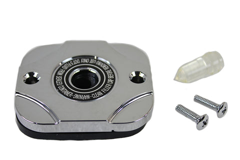 Handlebar Master Cylinder Cover Chrome - V-Twin Mfg.
