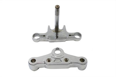 Deuce Style Chrome Triple Tree Set - V-Twin Mfg.