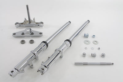 41mm Wide Glide Fork Assembly with Chrome Sliders - V-Twin Mfg.