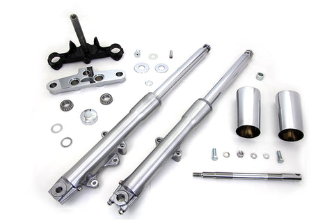 41mm Fork Assembly with Polished Sliders - V-Twin Mfg.