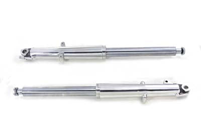 41mm Hard Chrome Fork Slider Assembly with Polished Sliders - V-Twin Mfg.