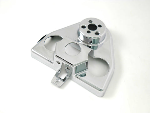 Chrome Handlebar Riser Cover - V-Twin Mfg.