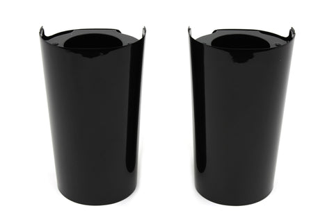 Black Fork Slider Cover Set - V-Twin Mfg.