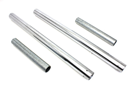 Hard Chrome 49mm Fork Tube Set - V-Twin Mfg.