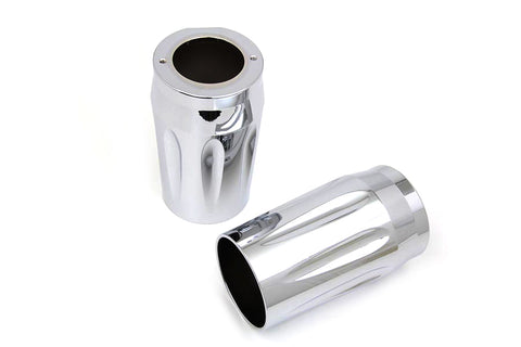 Chrome Fork Slider Cover Set - V-Twin Mfg.
