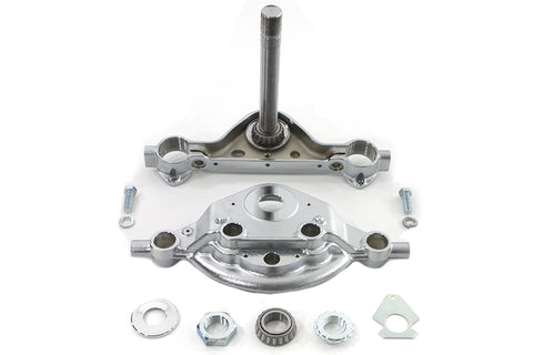 Replica Forged Steel Triple Tree Set Chrome - V-Twin Mfg.