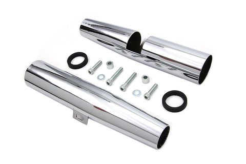 Chrome 39mm Fork Shrouds - V-Twin Mfg.