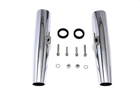 Chrome 39mm Fork Shrouds - V-Twin Mfg.