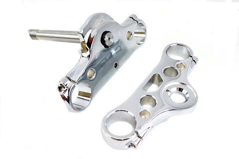 FXD 49mm Triple Tree Set Chrome - V-Twin Mfg.