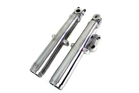 41mm Glide Fork Slider Set Polished - V-Twin Mfg.