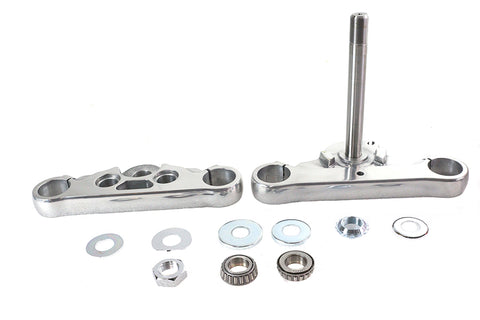 FXDWG Fork Triple Tree Set Polished - V-Twin Mfg.