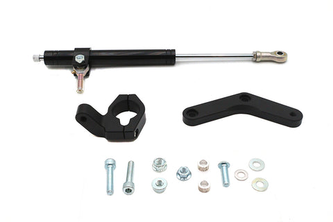 Black Fork Steering Damper Kit - V-Twin Mfg.