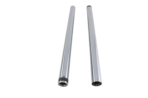 Hard Chrome 49mm Fork Tube Set +4 Over Stock - V-Twin Mfg.